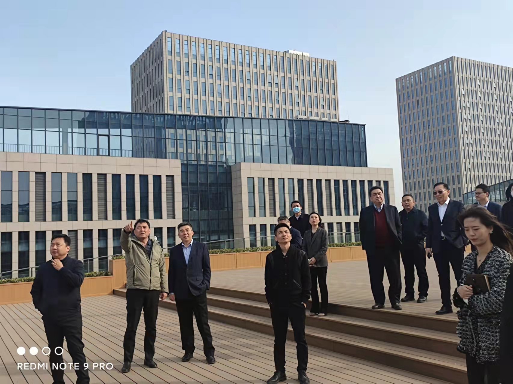 北京红山科技、杭州一带一路、物流港建投三方参观合作项目